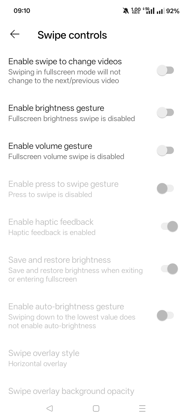 Ad-Block Settings Panel