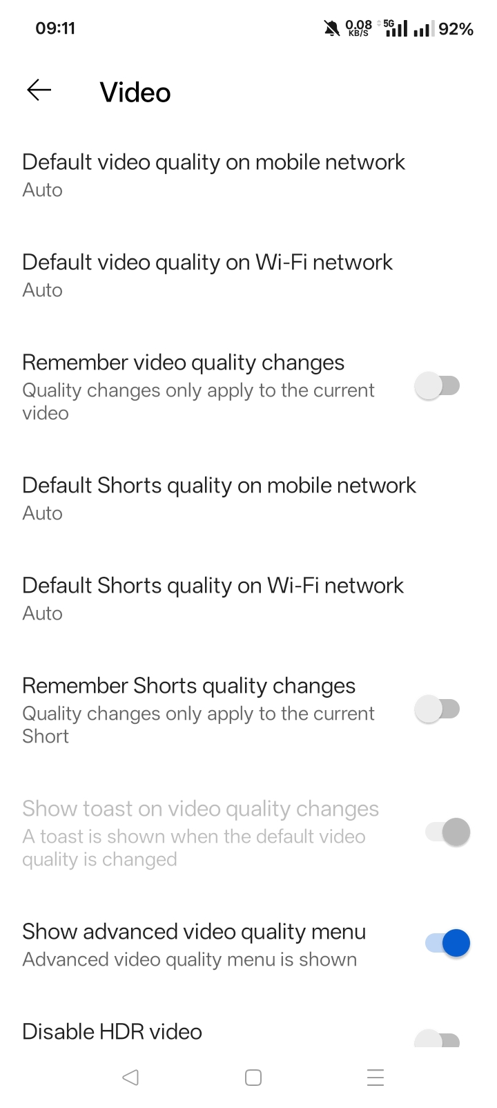 Swipe Volume/Brightness Controls
