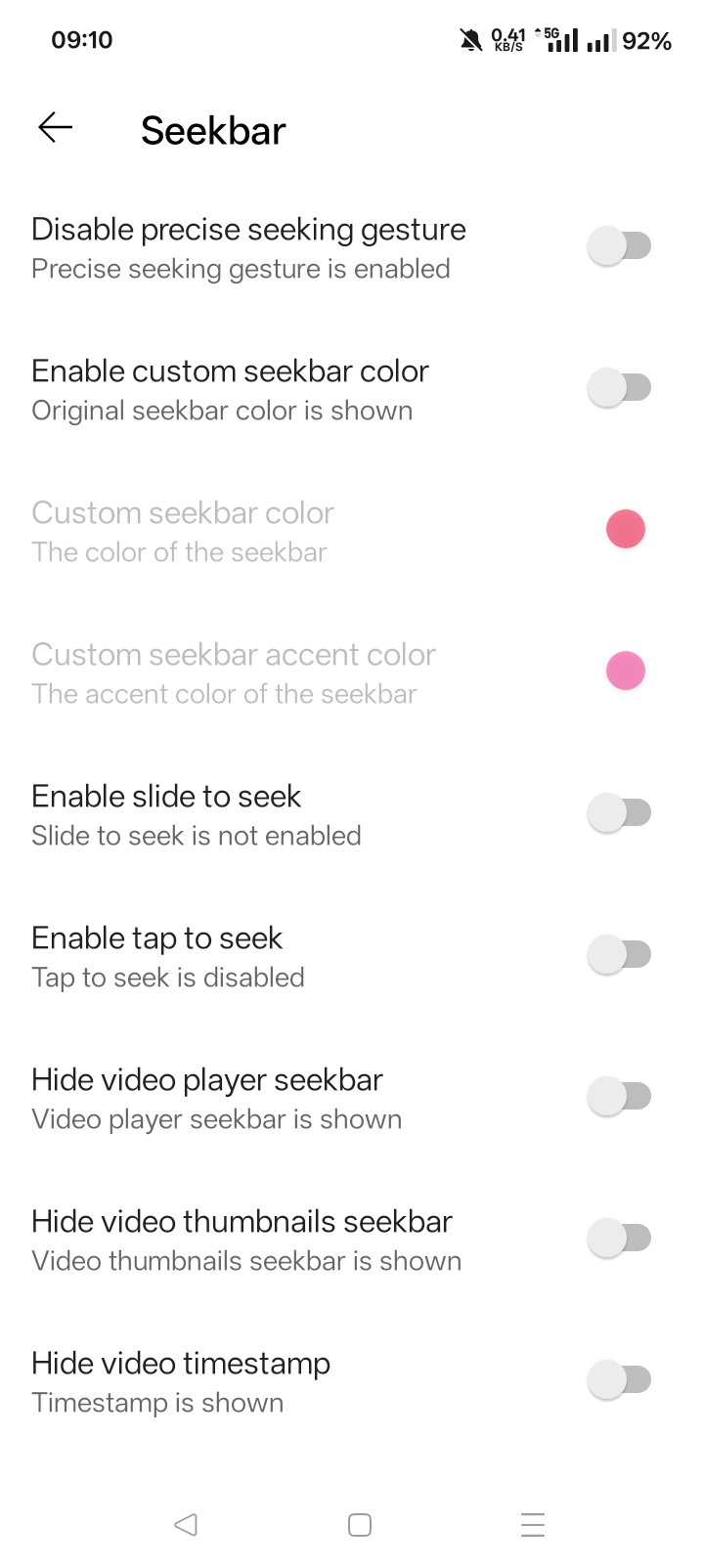 Shorts Removal Feature
